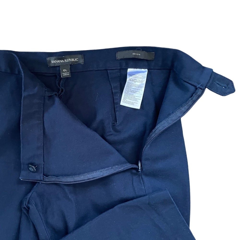 🌙 Banana Republic Dark Blue Devon Legging-Style Ankle-Cut Pant - Picture 5 of 6